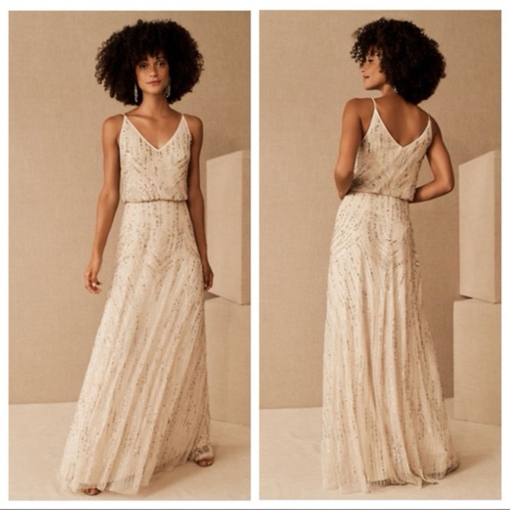 BHLDN / Anthropologie Fidelia gown. Perf for bridesmaid / prom/ wedding guest!